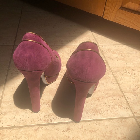 GUCCI HOUSTON PEEP TOE PUMP - Picture 6 of 8